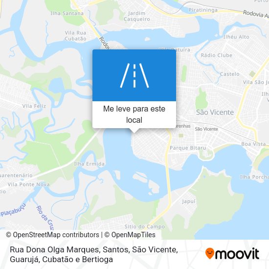 Rua Dona Olga Marques mapa