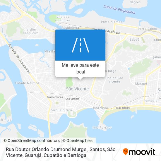 Rua Doutor Orlando Drumond Murgel mapa