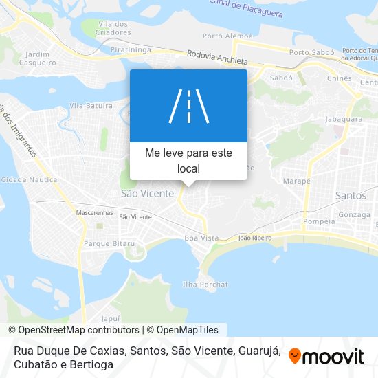 Rua Duque De Caxias mapa