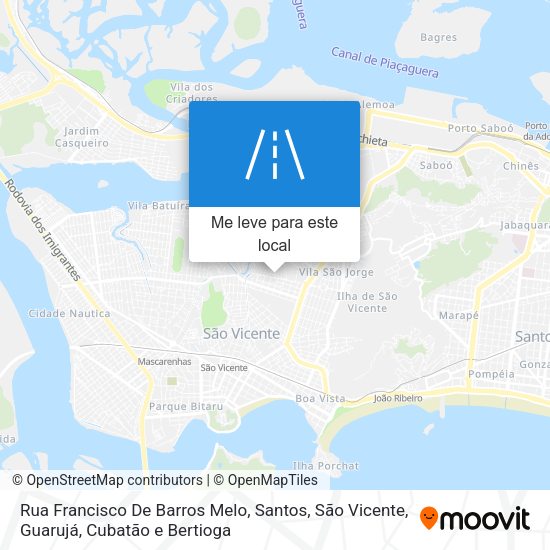Rua Francisco De Barros Melo mapa