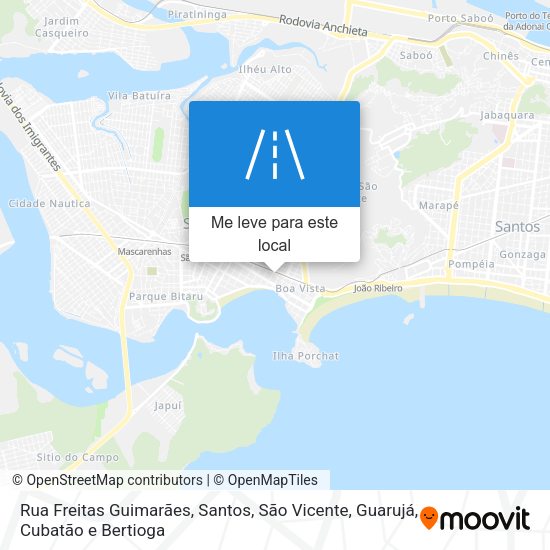Rua Freitas Guimarães mapa