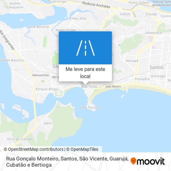 Rua Gonçalo Monteiro mapa