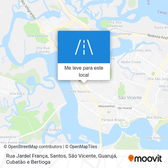 Rua Jardel França mapa
