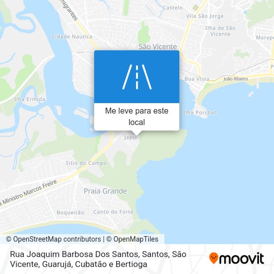 Rua Joaquim Barbosa Dos Santos mapa