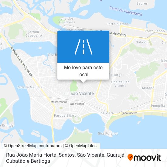 Rua João Maria Horta mapa
