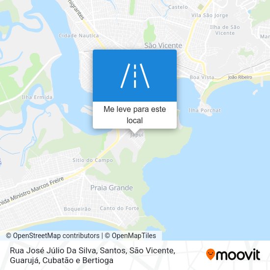 Rua José Júlio Da Silva mapa