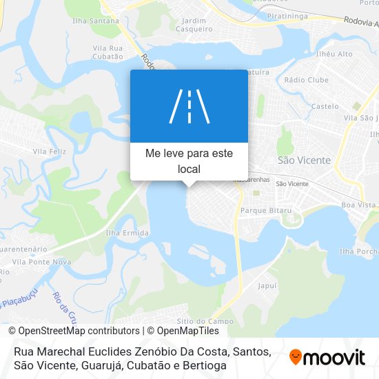 Rua Marechal Euclides Zenóbio Da Costa mapa