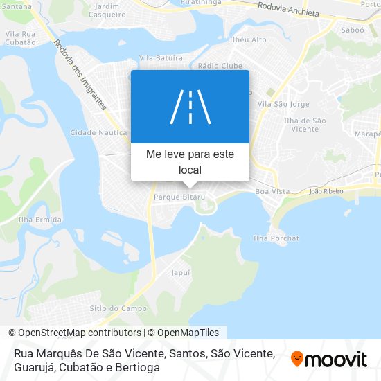 Rua Marquês De São Vicente mapa