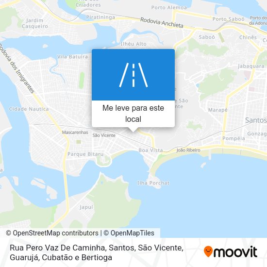 Rua Pero Vaz De Caminha mapa