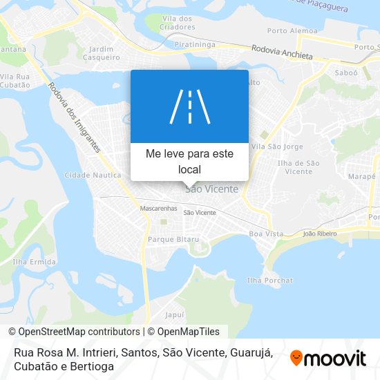 Rua Rosa M. Intrieri mapa