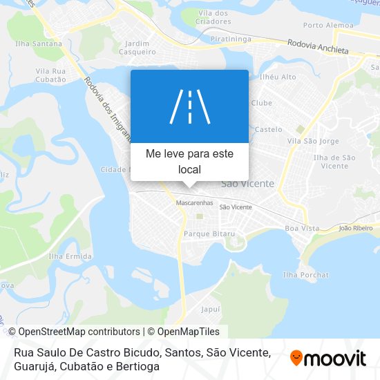 Rua Saulo De Castro Bicudo mapa