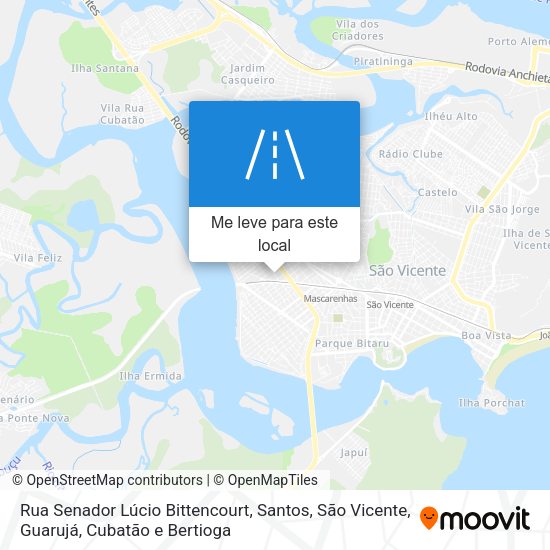 Rua Senador Lúcio Bittencourt mapa