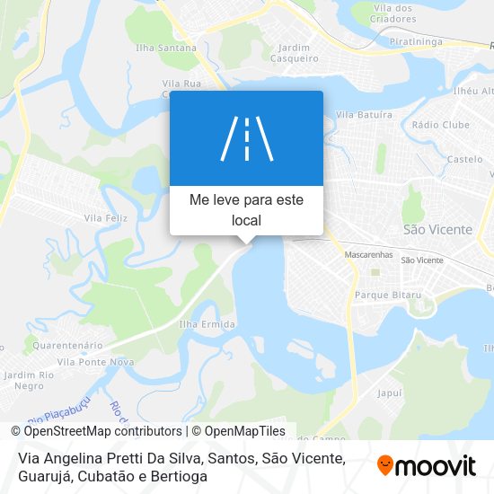 Via Angelina Pretti Da Silva mapa