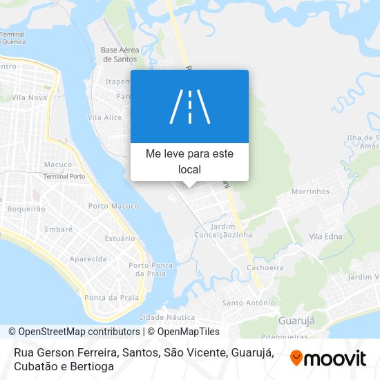 Rua Gerson Ferreira mapa