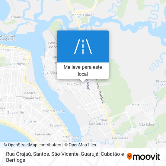 Rua Grajaú mapa