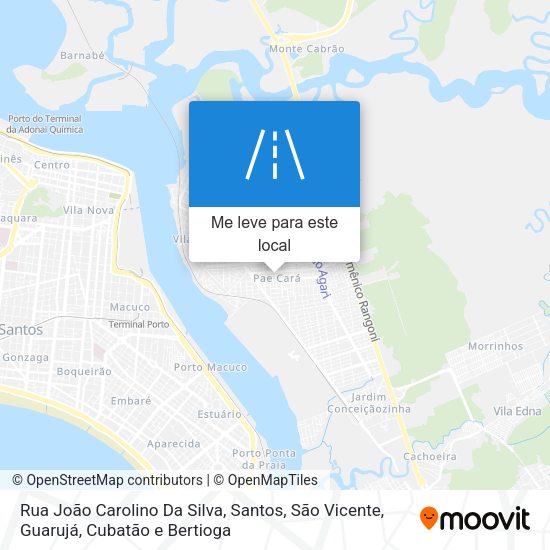 Rua João Carolino Da Silva mapa