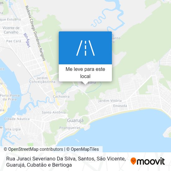 Rua Juraci Severiano Da Silva mapa