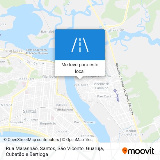 Rua Maranhão mapa