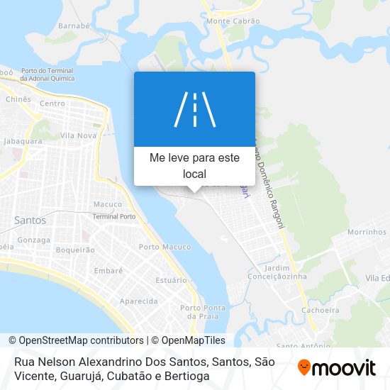 Rua Nelson Alexandrino Dos Santos mapa