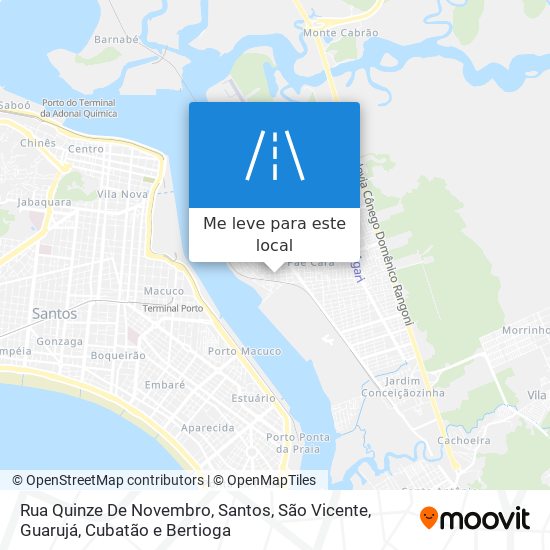 Rua Quinze De Novembro mapa