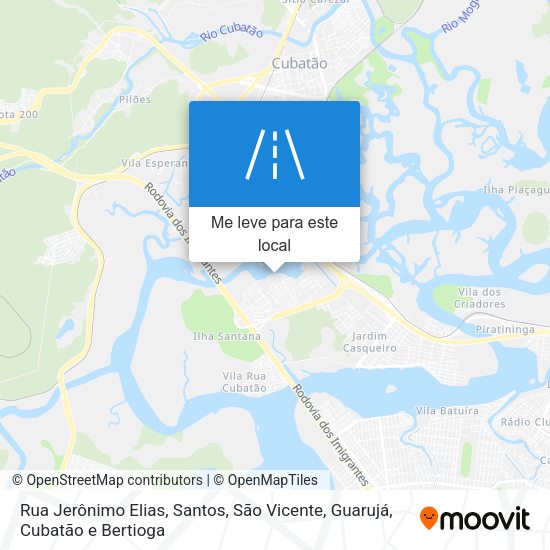 Rua Jerônimo Elias mapa