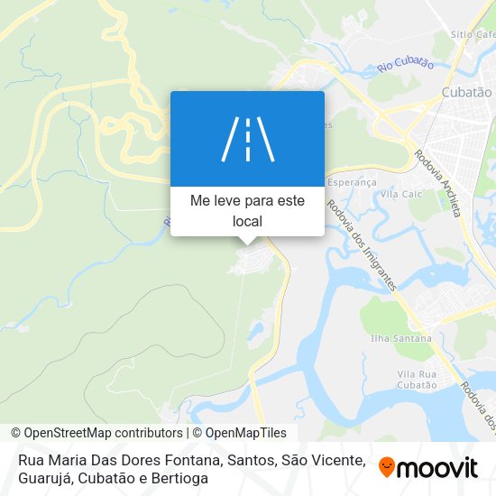 Rua Maria Das Dores Fontana mapa