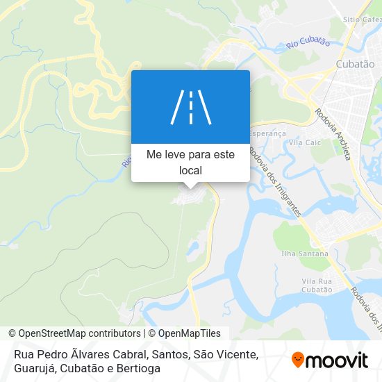 Rua Pedro Ãlvares Cabral mapa