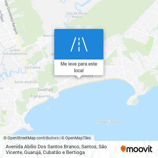 Avenida Abílio Dos Santos Branco mapa