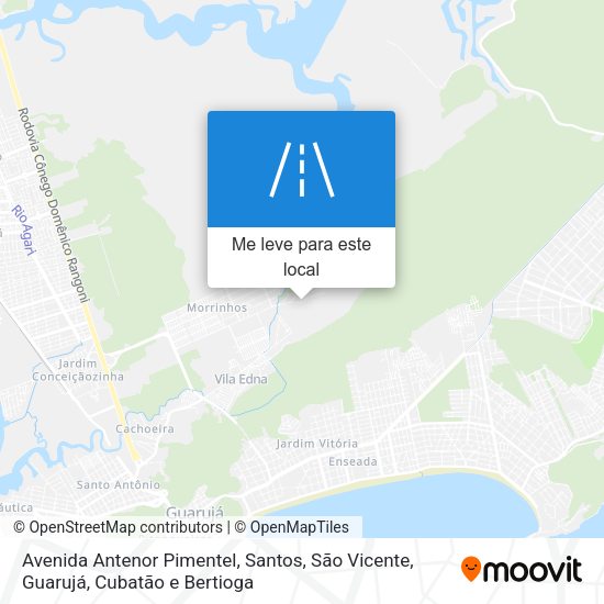 Avenida Antenor Pimentel mapa