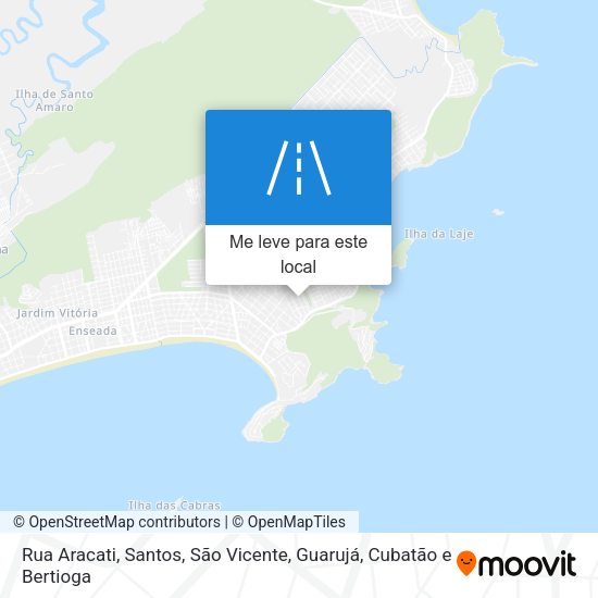 Rua Aracati mapa