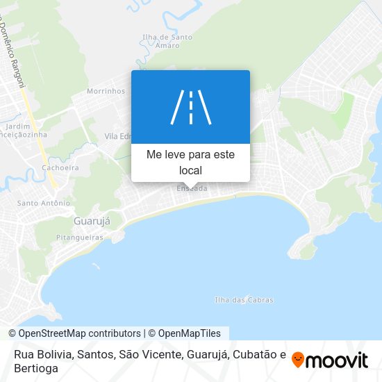 Rua Bolivia mapa