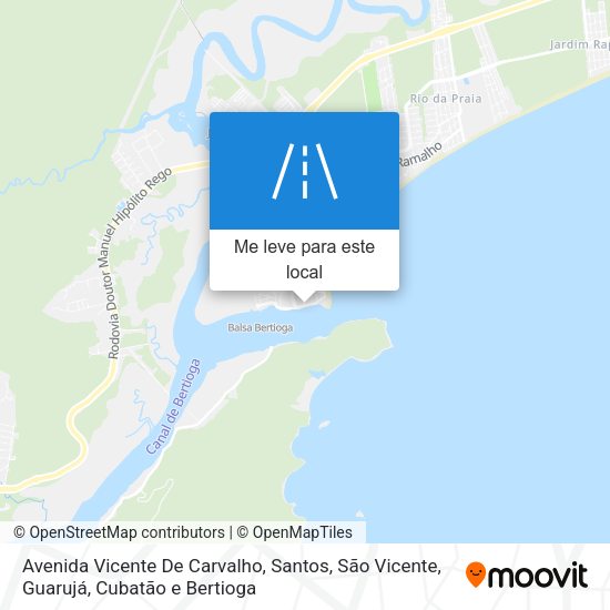 Avenida Vicente De Carvalho mapa
