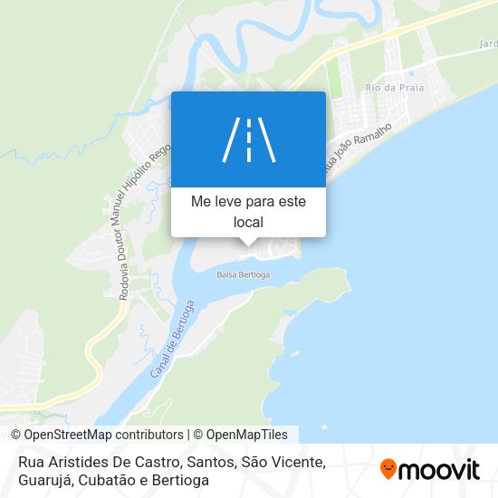 Rua Aristides De Castro mapa