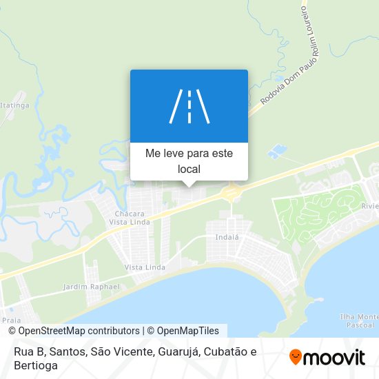 Rua B mapa