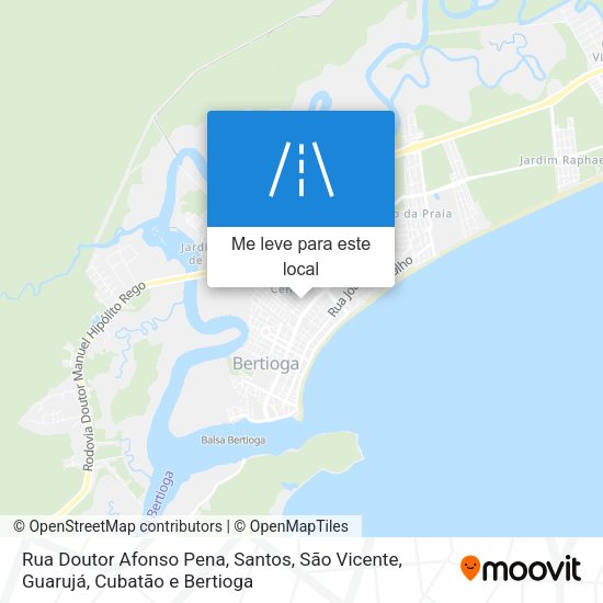 Rua Doutor Afonso Pena mapa