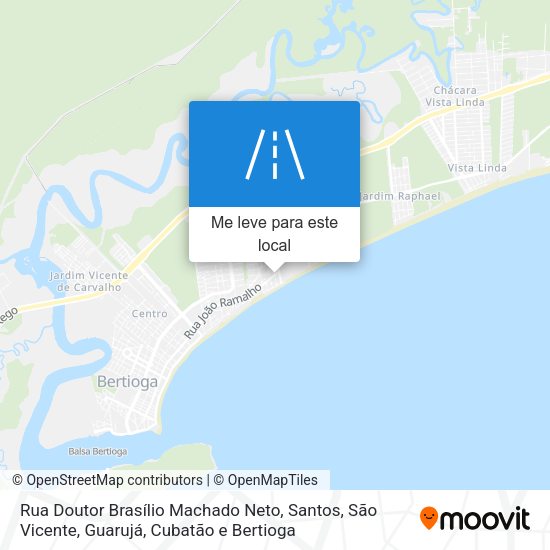 Rua Doutor Brasílio Machado Neto mapa