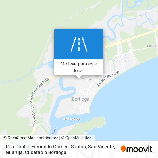 Rua Doutor Edmundo Gomes mapa