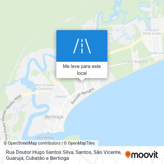 Rua Doutor Hugo Santos Silva mapa