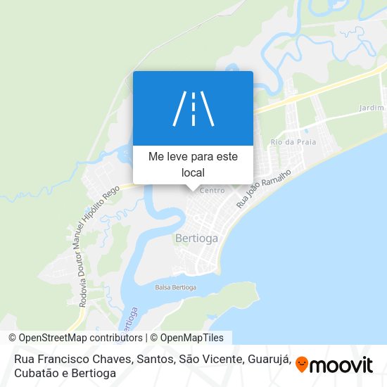Rua Francisco Chaves mapa