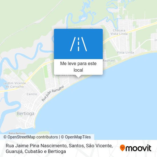 Rua Jaime Pina Nascimento mapa