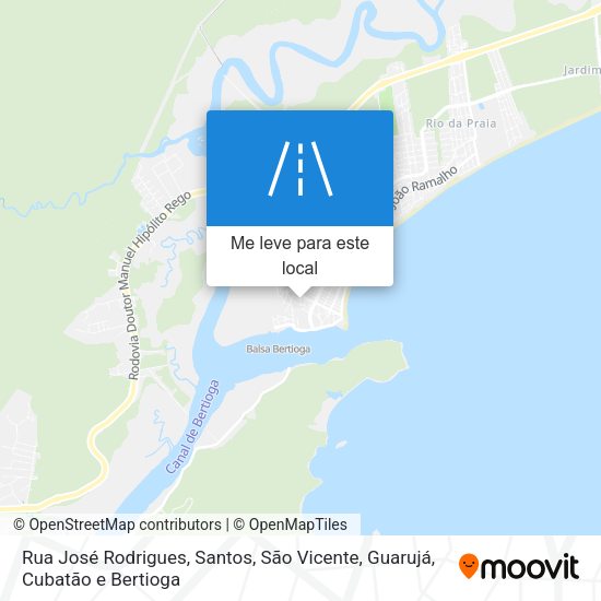 Rua José Rodrigues mapa