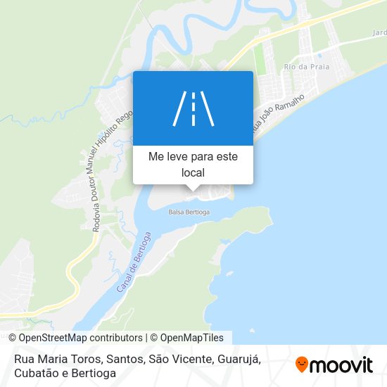 Rua Maria Toros mapa