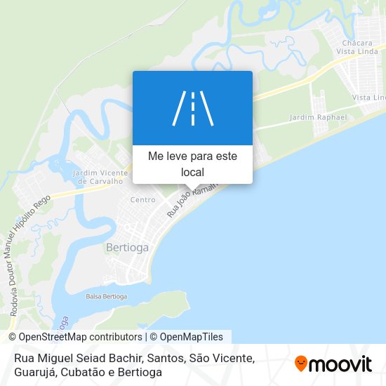 Rua Miguel Seiad Bachir mapa