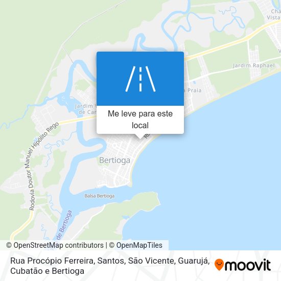 Rua Procópio Ferreira mapa