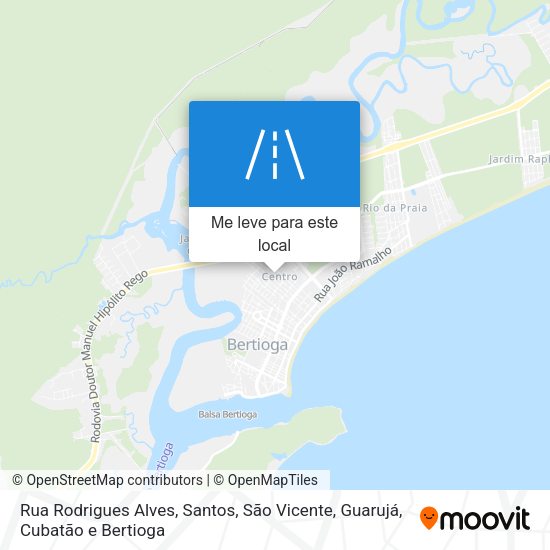 Rua Rodrigues Alves mapa