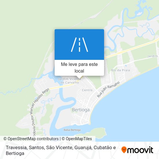 Travessia mapa