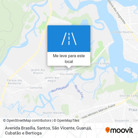 Avenida Brasília mapa