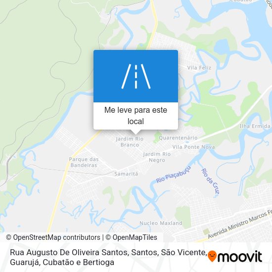 Rua Augusto De Oliveira Santos mapa