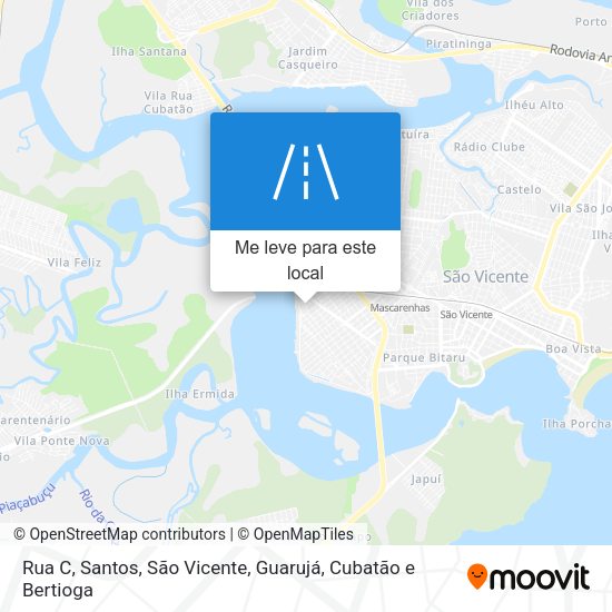 Rua C mapa