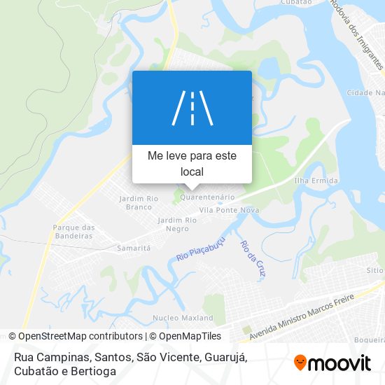 Rua Campinas mapa